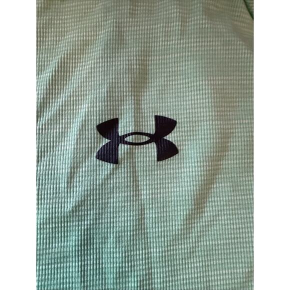 Under Armour Men's Tech Tee - Neon Green Sz Large short sleeve - Picture 2 of 6